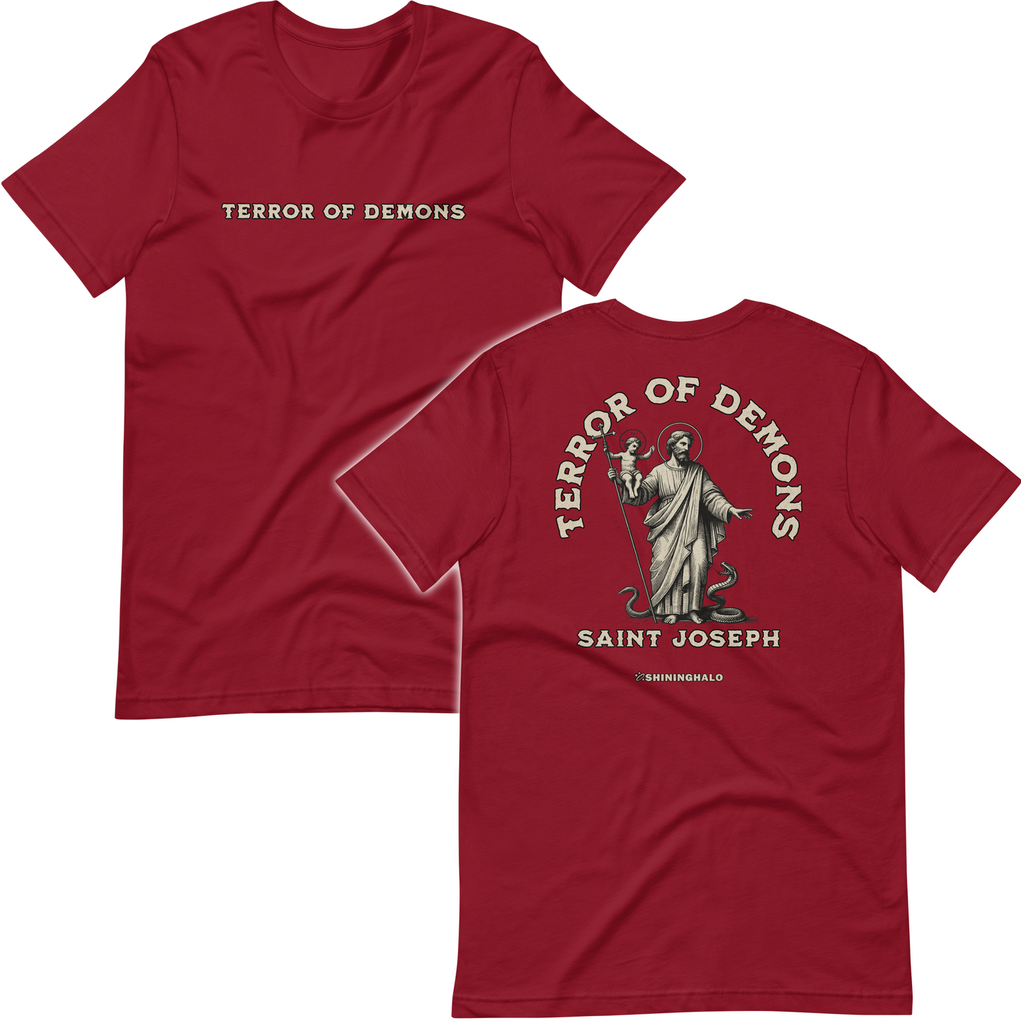 TERROR OF DEMONS - SAINT JOSEPH - Unisex T-Shirt