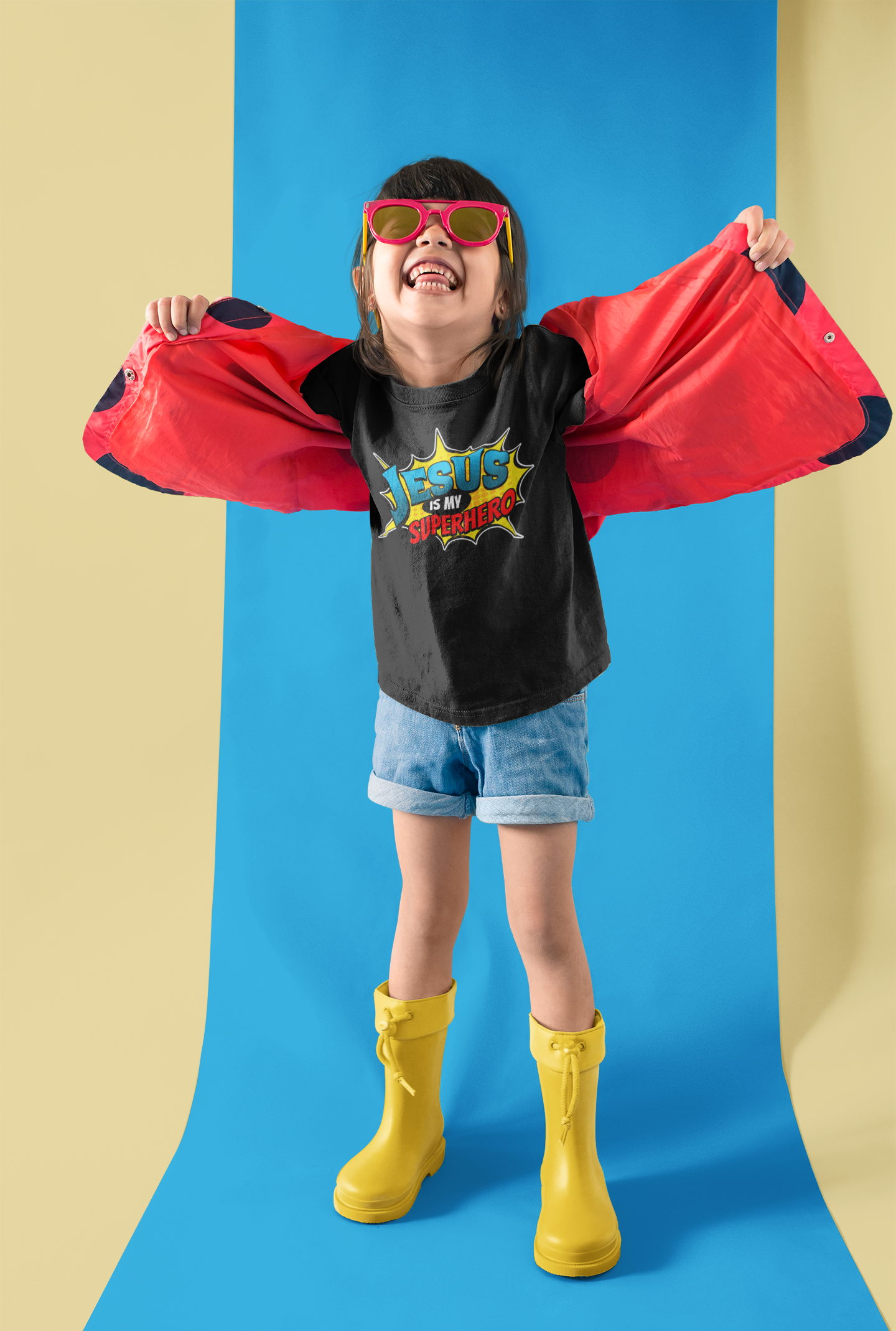 JESUS IS MY SUPERHERO - Toddler T-Shirt