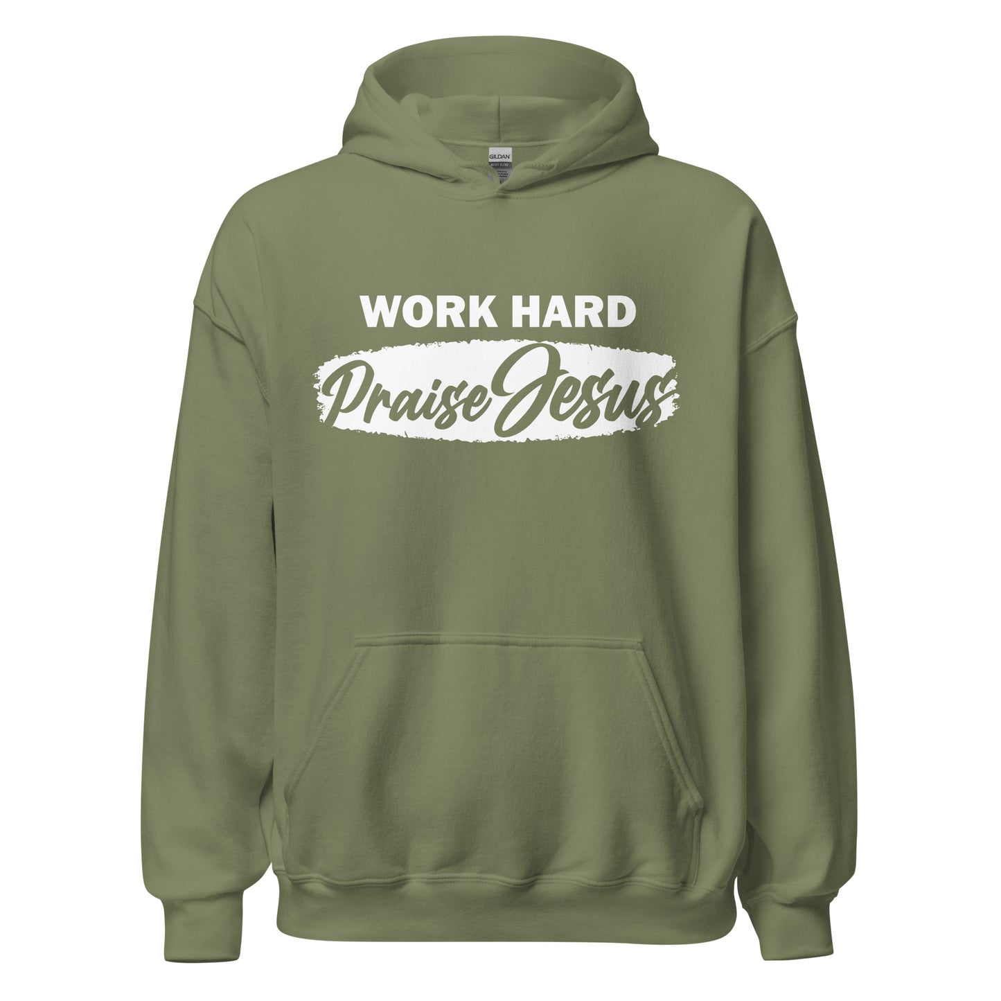 WORK HARD & PRAISE JESUS - Unisex Hoodie