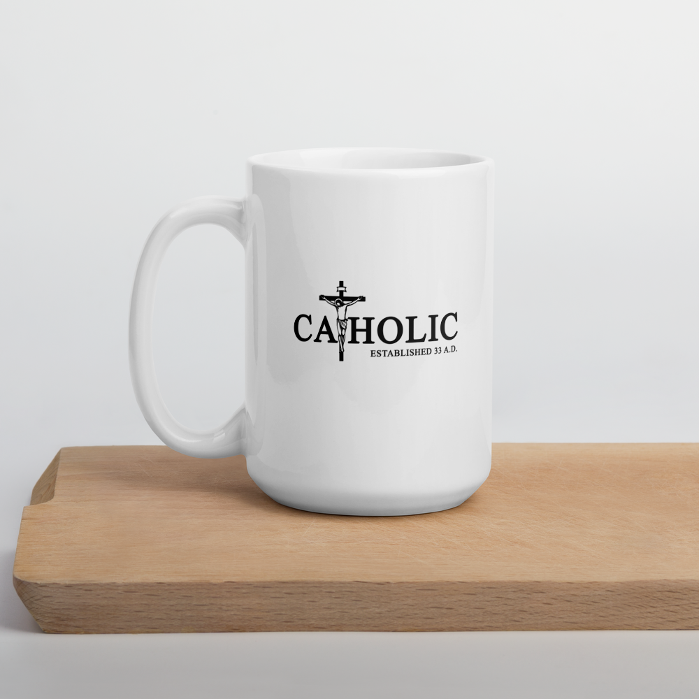 CATHOLIC - White Glossy Mug