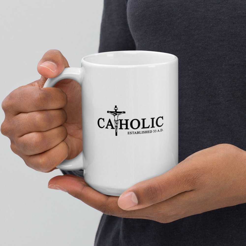 CATHOLIC - White Glossy Mug