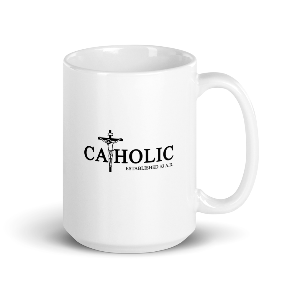 CATHOLIC - White Glossy Mug