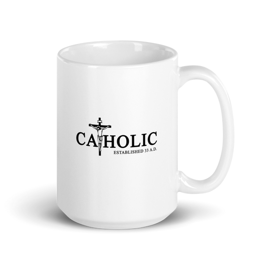 CATHOLIC - White Glossy Mug