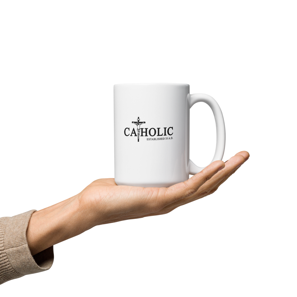 CATHOLIC - White Glossy Mug