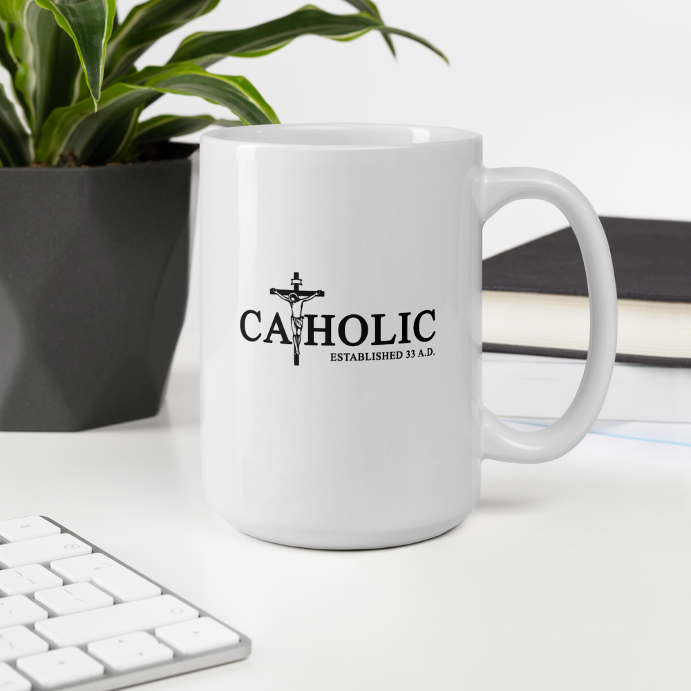 CATHOLIC - White Glossy Mug